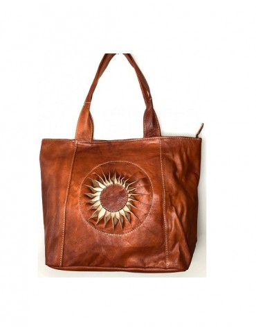 Women's Natural Leather Shoulder Bag