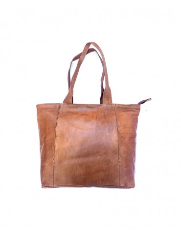 Women's fashion shoulder bag in real leather