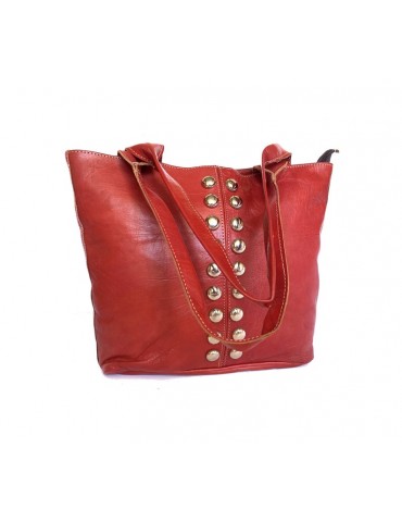 Handmade leather shoulder bags
