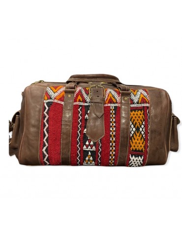Högkvalitativ handgjord resväska i 100 % äkta läder