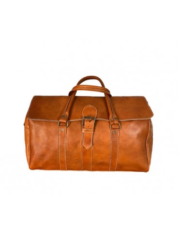 High quality handmade 100% real leather travel bag