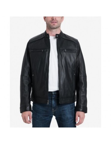 Leather Jacket for Men:...