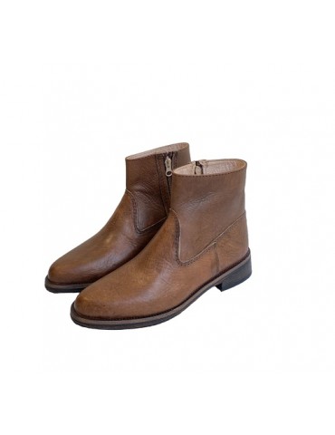 bottines en vrai cuir :...