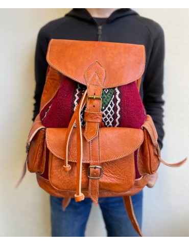 Ruksak od prave prirodne kože