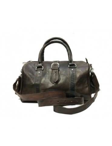 Travel bag real natural leather