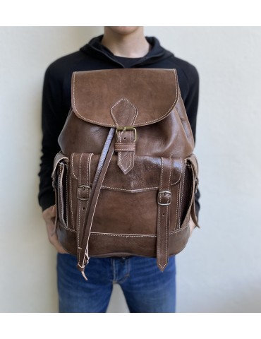 Rucksack aus echtem Naturleder