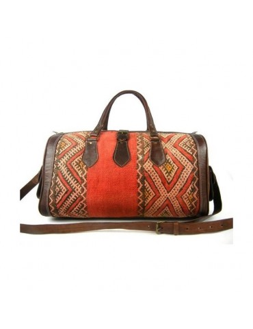 Bőr és kilim utazótáska