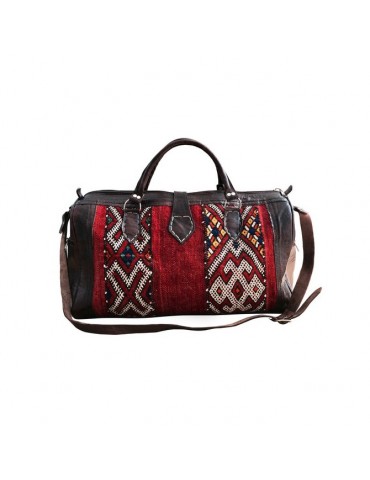 Marokko håndværk læder rejsetaske