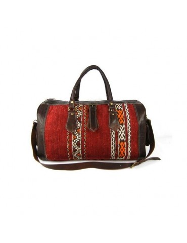 Valódi bőr és kilim táska