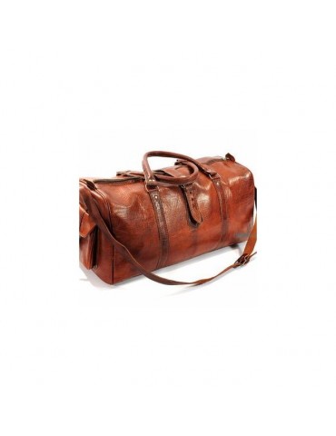 Travel bag in premium leather