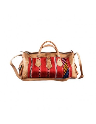 Bolso de cuero natural de estilo natural único