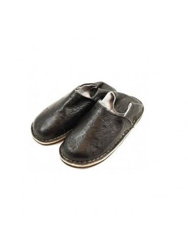 Berber slippers in real leather