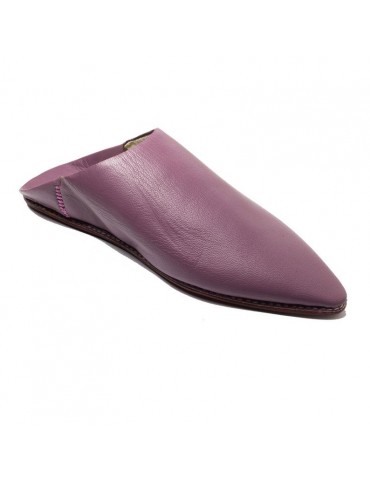 Royal slipper in real natural leather