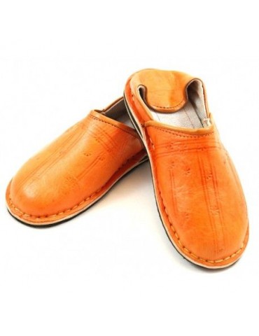 Berber slipper in real leather