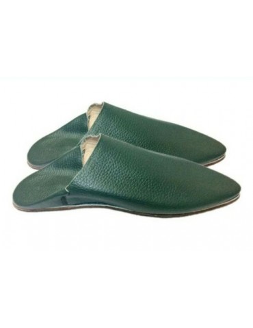 Green pointed slipper