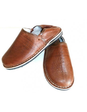 High-end real brown leather...