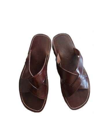 copy of Morocco natural leather sandal