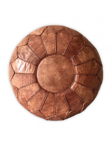Tabouret en cuir véritable
