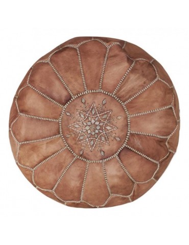 Hantverkare Brown Pouf