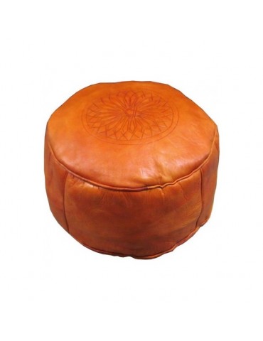 Pouf Marron Artisanal