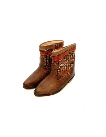 Mini handcrafted leather boot Morocco