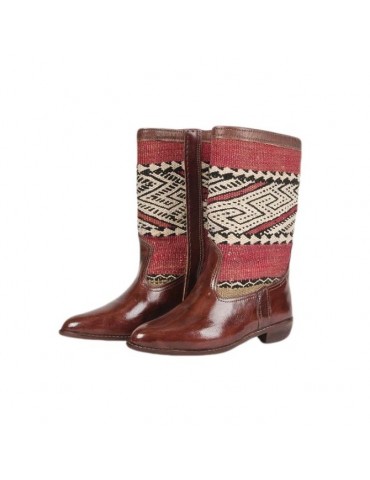 Marokkanischer Handwerksstiefel aus echtem Leder