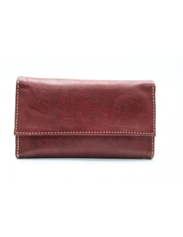 Brieftasche aus echtem Leder, handgefertigt in Marrakesch