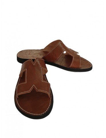 Men's leather sandal