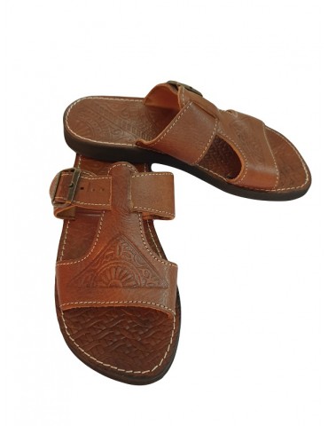 Sandale de mode en vrai cuir pour Homme
