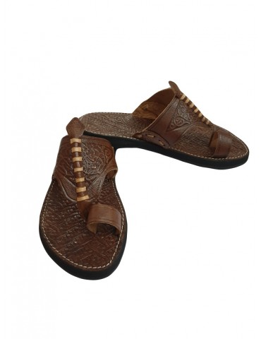 Men's sandal in real solid leather