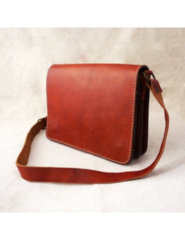 Handmade Natural Leather Shoulder Bag