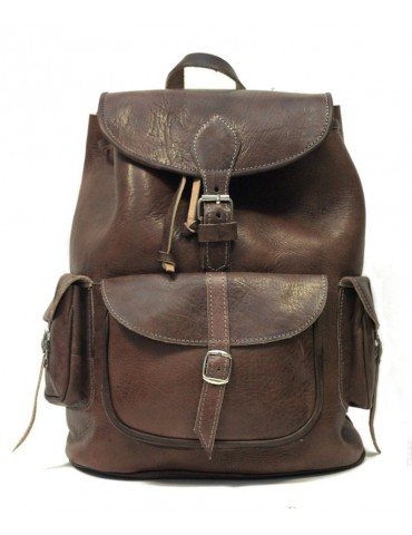 Good quality original leather backpack