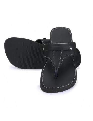 High-end natur læder sandal