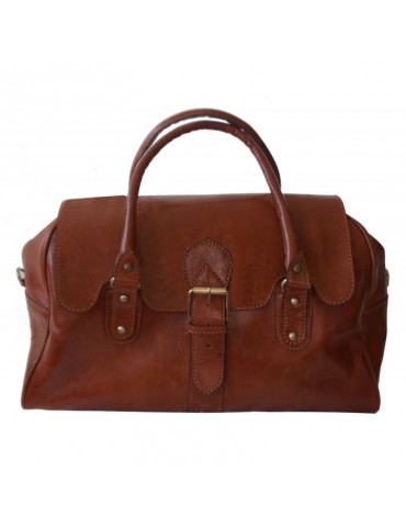 Natural leather travel bag...
