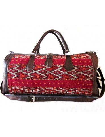 Travel bag in kilim