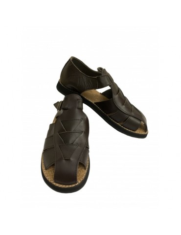Sandalia de piel para hombre