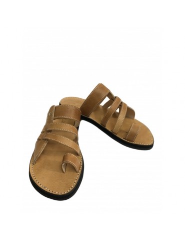 Læder sandal til mænd