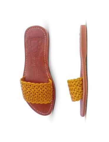 Original leather sandal Yellow