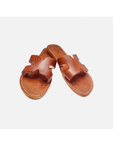 Handgjort Original Läder Mode Sandal