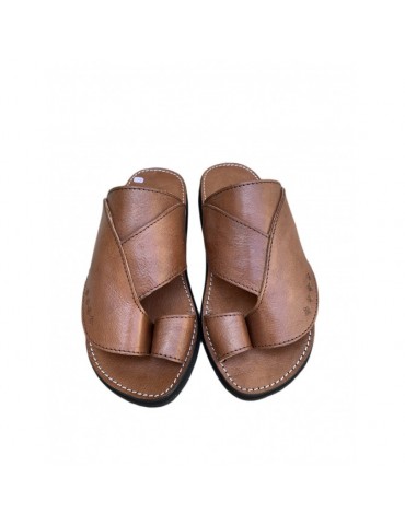 Men's hand-held leather sandal