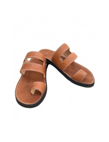 Original brun lädersandal...