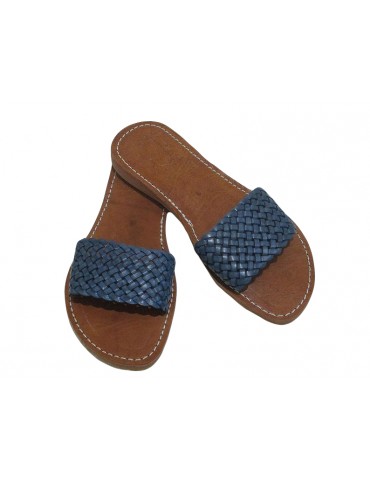 Handmade flat sandal
