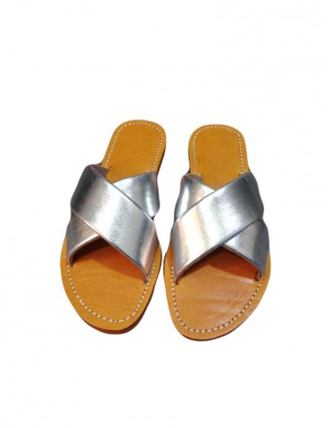 Handgjord äkta läder sandal