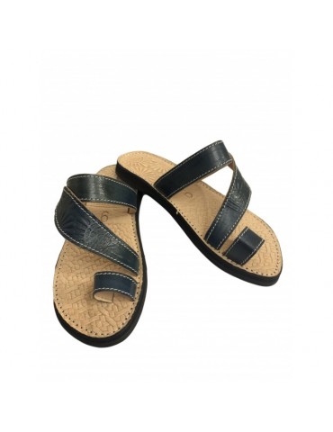 Sandale en vrai cuir confortable