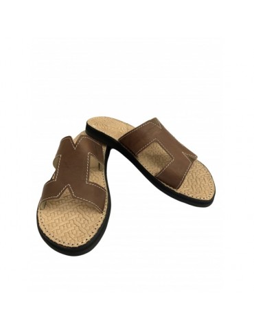 Sandale en vrai cuir confortable