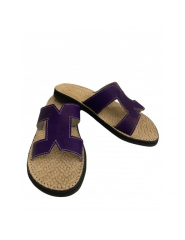 Sandale en vrai cuir confortable