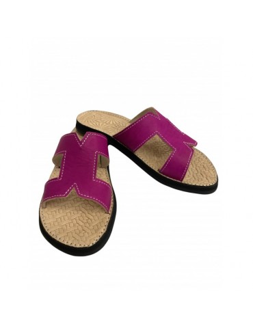 Sandale en vrai cuir confortable