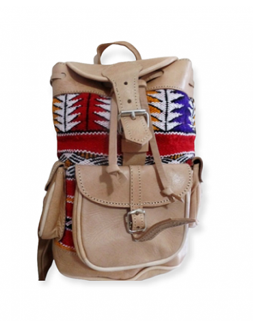 Mode Autentiska handgjorda läder handgjorda ryggsäck