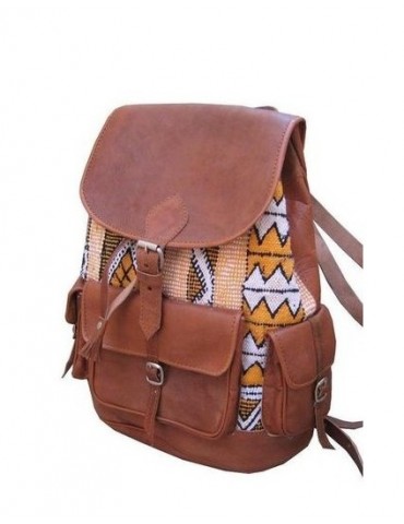 Valódi bőr és kilim táska