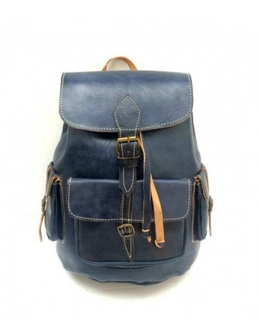 Rucksack aus echtem Leder...